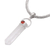 Quartz and carnelian pendant necklace, 'Mystic Crystal' - Crystal Quartz and Carnelian Sterling Silver Necklace