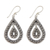 Sterling silver dangle earrings, 'Blossoming Starlight' - Sterling silver dangle earrings