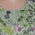 Screen printed cotton sheath dress, 'Lush and Lovely' - Screen Printed Floral-Motif Cotton Sheath Dress