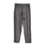 Viscose pants, 'Navy Sophistication' - Dusty Grey Viscose Pants with Navy Stripes from India