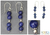 Lapis lazuli dangle earrings, 'Pillars of Love' - Lapis lazuli dangle earrings
