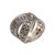 Sterling silver and gold accent band ring, 'Shining Wonder' - Sterling Silver and Gold Accent Band Ring from Indonesia