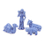 Celadon ceramic nativity scene, 'Holy Night in Blue' (10 pieces) - Blue Celadon Ceramic 10-Piece Nativity Scene