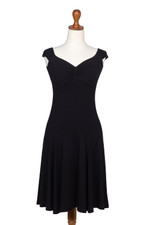 Everyday comfort modal dress, 'Classic style' - Artisan Crafted Little Black Modal Dress
