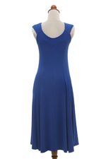 Everyday comfort modal dress, 'Classic style' - Artisan Crafted Little Black Modal Dress