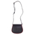 Wool accent leather sling bag, 'Trail Companion' - Handcrafted Wool Accent Leather Sling from Peru (image 2e) thumbail
