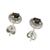 Smoky quartz stud earrings, 'Glamour and Grace' - Smoky Quartz and Cubic Zirconia Stud Earrings from Thailand