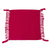 Cotton scarf, 'Passionate Afternoon' - Cerise and Claret Cotton Wrap Scarf Crafted in Mexico