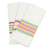Cotton dishtowels, 'Celebration' (set of 3) - Striped Multicolor 100% Cotton Dishtowels (Set of 3) (image 2a) thumbail