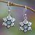 Blue topaz earrings, 'Narcissus of December' - Blue Topaz and Silver Dangle Earrings (image 2) thumbail