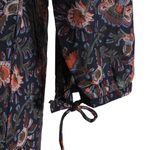 Printed cotton babydoll dress, 'Floral Surprise' - Screen Printed Floral Cotton Babydoll Short Dress from India