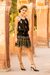 Viscose sleeveless A-line dress, 'Paisley Midnight' - Paisley Motif Viscose Sleeveless A-Line Dress from India