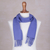 100% alpaca scarf, 'Lily Valley' - Handmade Alpaca Wool Solid Scarf from Peru (image 2c) thumbail