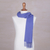 100% alpaca scarf, 'Lily Valley' - Handmade Alpaca Wool Solid Scarf from Peru (image 2d) thumbail