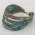 Armband aus Glasperlen - Handgefertigtes Armband aus Glasperlen in Blau aus Guatemala