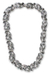 Halsband aus Sterlingsilber - Handgemachte mexikanische Taxco-Silber-Statement-Halskette