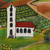 'Itaunas I' - Bright Multicolor Painting of a Small Brazilian Town (image 2b) thumbail