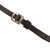 Leather accented suede sling, 'The Llama Way' - Brown and Teal Llama Pattern Leather Accented Suede Sling (image 2g) thumbail