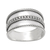 Sterling silver band ring, 'Natural Polish' - Unisex Sterling Silver Band Ring