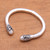 Sterling silver cuff bracelet, 'Bold Swirl' - Swirl Motif Sterling Silver Cuff Bracelet from Bali