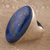 Lapislazuli-Ring für Herren - Herrenring aus Lapislazuli, hergestellt in Indien