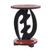 Wood accent table, 'God is Supreme' - Wood Accent Table from West Africa