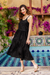 Embroidered cotton sundress, 'Summer Paisley in Black' - Hand Embroidered Cotton Sleeveless Sundress from India thumbail