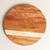 Mahogany and horn cheese board, 'In Style' - Handmade Horn Accented Cheese Board thumbail