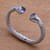 Amethyst cuff bracelet, 'Paved Glitter' - 4.5-Carat Trillion Amethyst Cuff Bracelet from Bali (image 2) thumbail