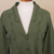 Cotton blazer jacket, 'Andean Fields' - Embroidered Laurel Green Cotton Blazer Jacket from Peru (image 2f) thumbail
