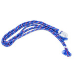 Cotton hammock, 'Colors of Mexico' (double) - Cotton Striped Rope Hammock (Double)