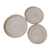 Ate grass and bamboo nesting trays, 'Lombok Spirals' (set of 3) - Three Ate Grass and Bamboo Trays from Indonesia