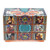 Decoupage jewelry box, 'Protective Cats' - Decoupage Cats Jewelry Box from Mexico thumbail