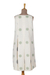 A-Linien-Kleid mit Blockdruck - A-Linien-Kleid aus Baumwolle mit Blockdruck