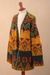 Alpaca art knit cardigan, 'Chevere' - Baby Alpaca Blend Geometric Motifs Knit Cardigan Sweater (image 2d) thumbail