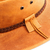 Men's leather hat, 'Cattleman Ranger' - Golden Tan Men's Leather Hat (image 2d) thumbail