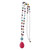 Multi-gemstone pendant necklace, 'Springtime Hot Pink' - Brazilian Hot Pink Jade & Multi-Gemstone Necklace