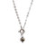 Multi-gemstone pendant necklace, 'Springtime Hot Pink' - Brazilian Hot Pink Jade & Multi-Gemstone Necklace