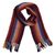 100% alpaca scarf, 'Andean Rainbow' - Rainbow 100% Alpaca Striped Scarf from Peru