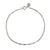 Sterling silver anklet, 'Simple Joy' - Matte Finish Sterling Silver Chain Anklet from Thai Artisan