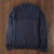 Men's cotton sweater, 'Lived in Comfort' - Blue Overdyed Cotton Knit Pullover for Men from India