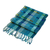Cotton scarf, 'Fresh Lagoon' - Hand Loomed Blue and Green Cotton Scarf (image 2c) thumbail