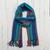 100% alpaca scarf, 'Vibrant Colors' - Multicolored 100% Alpaca Scarf