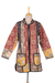 Patchwork cotton jacket, 'Floral Fusion' - Cotton Patchwork Jacket with Kantha Stitching (image 2a) thumbail