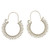 Sterling silver hoop earrings, 'Balinese Lace' - Artisan Jewelry Sterling Silver Hoop Earrings thumbail