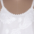 Besticktes Sommerkleid aus Baumwolle - Weißes, besticktes Baumwoll-Sommerkleid mit Spaghettiträgern