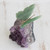 Quartz and amethyst gemstone sculpture, 'Verdant Wings' - Quartz and Amethyst Butterfly Gemstone Sculpture from Brazil