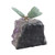Quartz and amethyst gemstone sculpture, 'Verdant Wings' - Quartz and Amethyst Butterfly Gemstone Sculpture from Brazil
