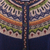 100% alpaca cardigan sweater, 'Blue Peru' - 100% Alpaca Dark Blue Tunic-Style Button-Down Sweater (image 2i) thumbail