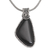 Onyx pendant necklace, 'Black Spot' - Hand Made Onyx Sterling Silver Pendant Necklace (image 2c) thumbail